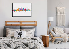 Holland Skyline | Dutch Cityscapes Ideas | Holland Cityscape | | Dutch Keepsake Print | Holland Memories Art | Dutch Souvenir Cityscapes Netherlands 450