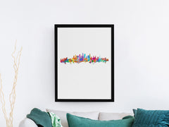 Holland Skyline | Dutch Cityscapes Ideas | Holland Cityscape | | Dutch Keepsake Print | Holland Memories Art | Dutch Souvenir Cityscapes Netherlands 448