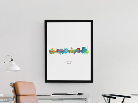 Angola Home Print | Angola Wall Art | Luanda, Angola Poster | Luanda Print | Luanda Cityscapes | Luanda Decor | Luanda Home Wall Art Decor 57