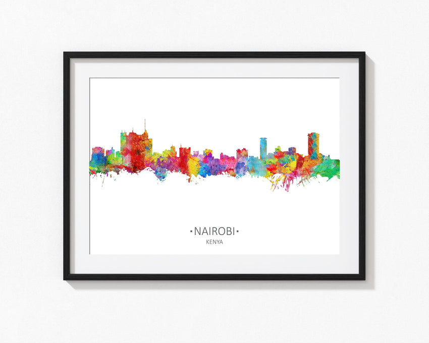 Nairobi | Kenya Poster | Kenya Art Print | Nairobi Cityscapes | Nairobi Wall Art Decor | Nairobi Poster | Nairobi Print | Nairobi City