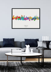 Tbilisi Georgia Cityscapes | Tbilisi Wall Art Print | Tbilisi Home Art Decor | Tbilisi Cityscape Painting | Tbilisi Home Lounge Poster Artwork 1072