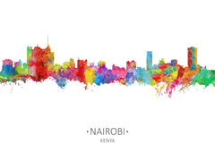 Nairobi | Kenya Poster | Kenya Art Print | Nairobi Cityscapes | Nairobi Wall Art Decor | Nairobi Poster | Nairobi Print | Nairobi City