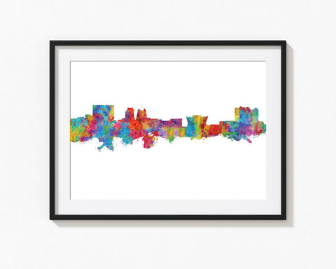 Yaounde, Cameroon Wall Art Decor | Cameroon Art Print | Cameroon Poster | Cameroon Cityscapes | Yaounde Print | Yaounde Decor 1198