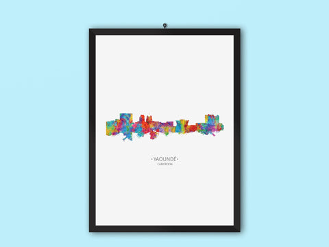 Yaounde, Cameroon Wall Art Decor | Cameroon Art Print | Cameroon Poster | Cameroon Cityscapes | Yaounde Print | Yaounde Decor 1197